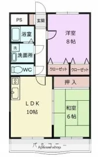 リージングマンションⅠ【403号室】の間取り