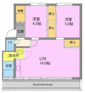 サルヴァトーレ大橋【3階】の間取り