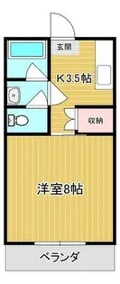 マンション永楽【109号室】の間取り