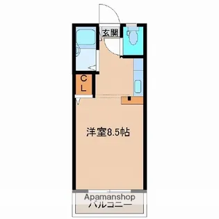 メゾン・クレール【301号室】の間取り