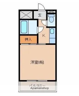オグラヒルズⅢ【402号室】の間取り