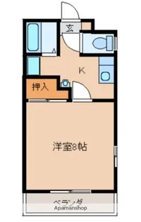 リトルコーポ【101号室】の間取り