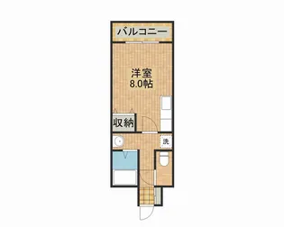 マンションニシヒロ【302号室】の間取り