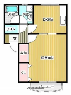 レイクハイツ【102号室】の間取り