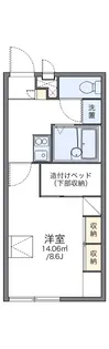 レオパレスエトワール【108号室】の間取り