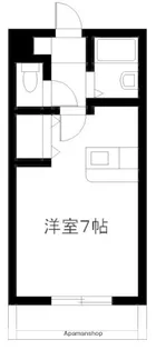 コンフォート熊野【1階】の間取り