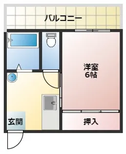 シーラカンスIBIZA【405号室】の間取り