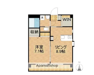 BIANCA NERO【3階】の間取り