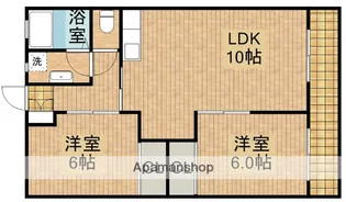 サンハイツもみじヶ丘【202号室】の間取り