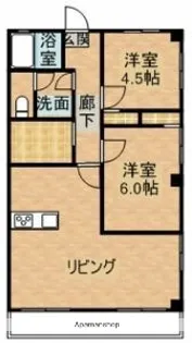 くるみハウス【301号室】の間取り