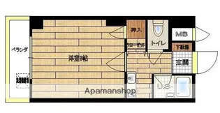 スカイコート宮崎Ⅱ【5階】の間取り