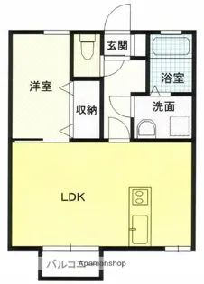 アヴァーンス【201号室】の間取り