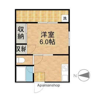 HMC Ⅰ【403号室】の間取り
