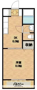 サザンポート西都【2階】の間取り