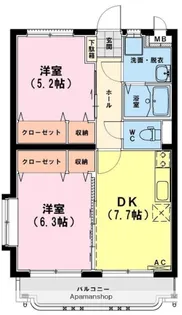 スターマンション・K【2階】の間取り
