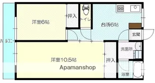 メゾンドF【3階】の間取り
