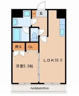 センチュリーコート6番館【503号室】の間取り