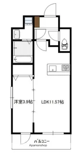アリュールⅡ【601号室】の間取り