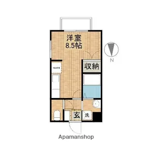 オー・ド・シェル【2階】の間取り