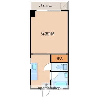 長友マンション【405号室】の間取り