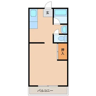BLOCASAHI【405号室】の間取り