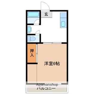 BLOCASAHI【408号室】の間取り
