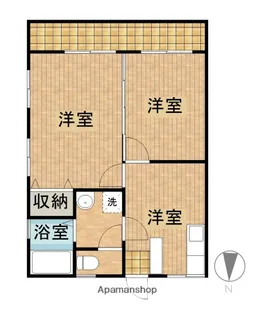 パールレジデンス【201号室】の間取り