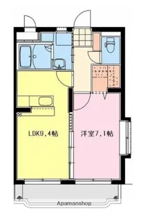 アミリアコート【1階】の間取り