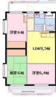サン・クレール【2階】の間取り