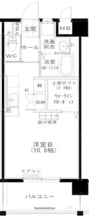 パロスバーデスAPT【7階】の間取り
