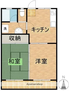 レジデンス月見ヶ丘【203号室】の間取り