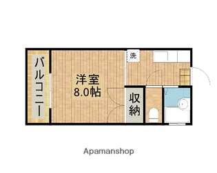 ヴィルセゾンJ3【401号室】の間取り