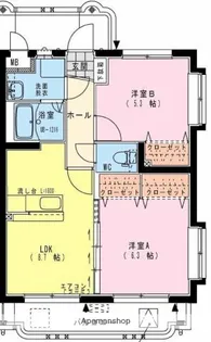 HARMONY西高松【4階】の間取り