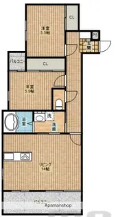 ALTE MEISTER 谷川【4階】の間取り