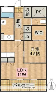 アスカ【3階】の間取り