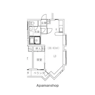 メダリストⅢ【101号室】の間取り
