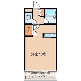 コンフォート木花【A103号室】の間取り