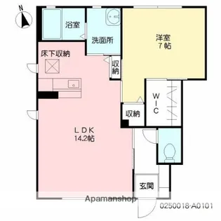 パーク神宮西【1階】の間取り