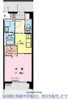 カタリナアパートメント【507号室】の間取り