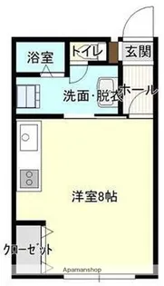 アリエッタはまゆう【3号室】の間取り