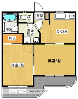 ネバーランド【201号室】の間取り