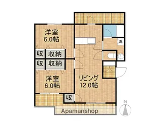 潮見レジデンス【2階】の間取り
