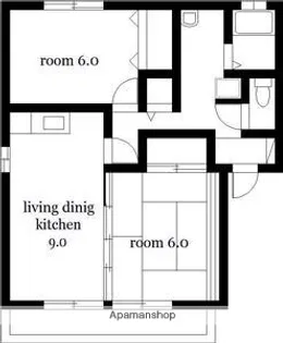 セジュールMⅢ【201号室】の間取り