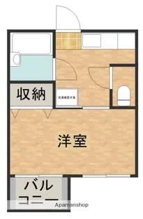 コーポラス橋本【203号室】の間取り