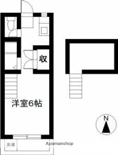プチメゾン南月見ヶ丘【205号室】の間取り