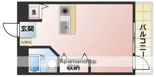 シーラカンスKANDY【303号室】の間取り