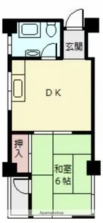 野口ビル【203号室】の間取り