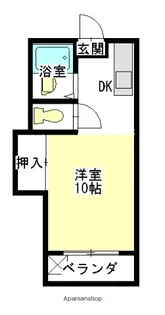 アートコーポ88【401号室】の間取り