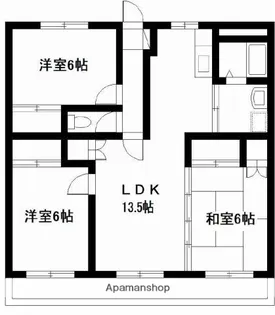 サンジェルマンⅤ【1階】の間取り