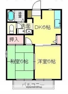 エメラルドビーチ五番館【101号室】の間取り